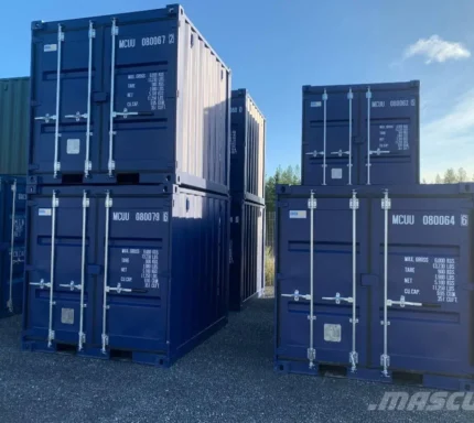 Contenedor Marítimo Nuevo 10 Pies Estándar "One-Trip" - Azul Genciana (RAL 9003)